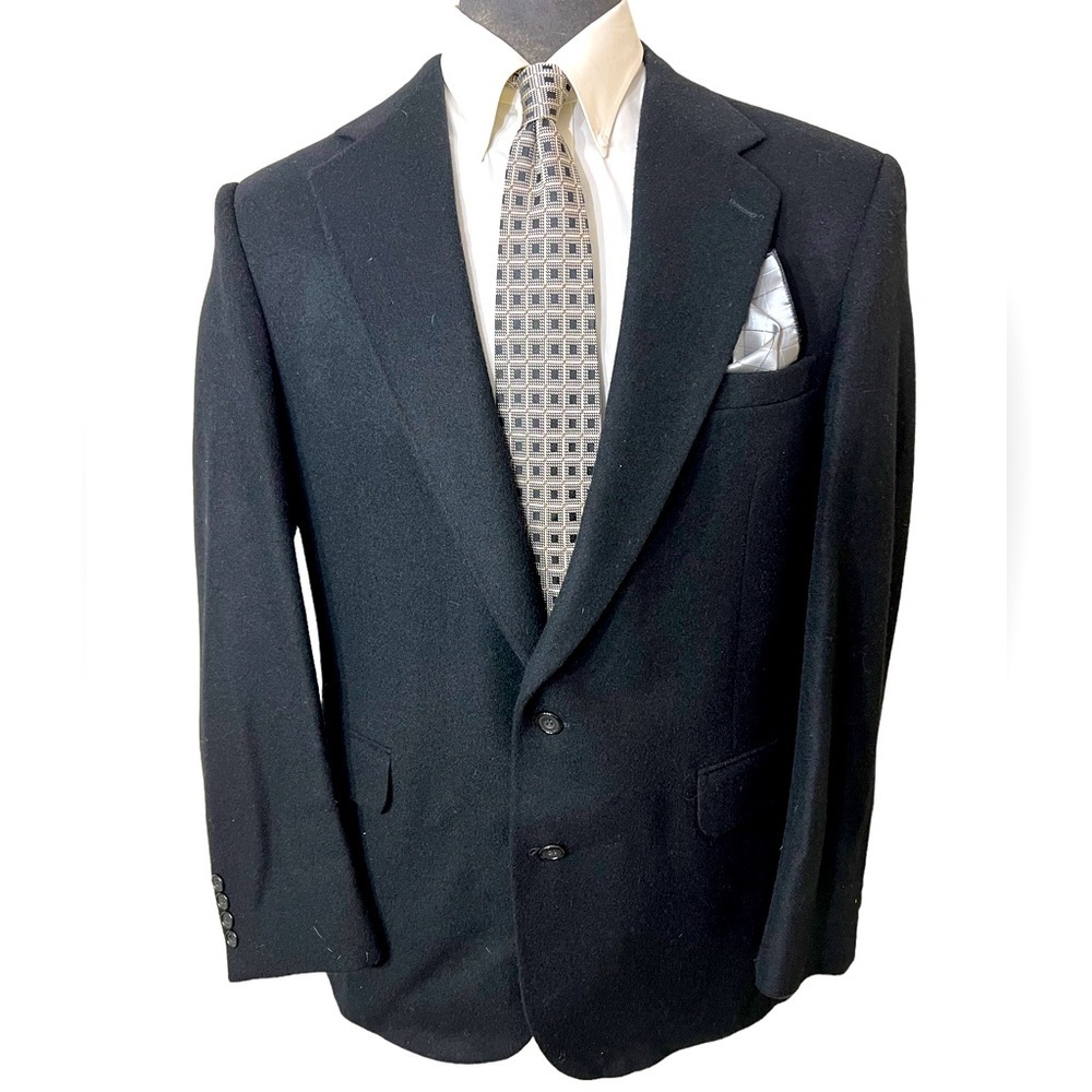 EVAN-PICONE TAILORED FOR FOLEYS 100% CAMEL HAIR BLAZER, A TRUE VINTAGE C…☑️